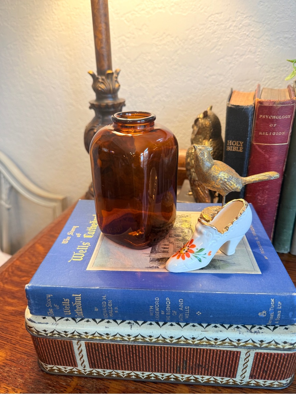 Antique 150-year-old amber snuff bottle - Picture 6 of 13